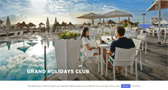 Desktop Screenshot of grandholidaysclub.com