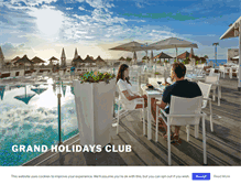 Tablet Screenshot of grandholidaysclub.com